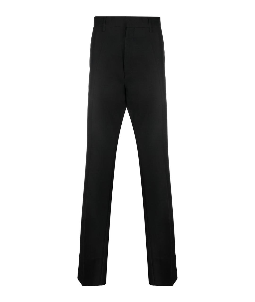 DSQUARED2 Черные шерстяные повседневные брюки, фото 1