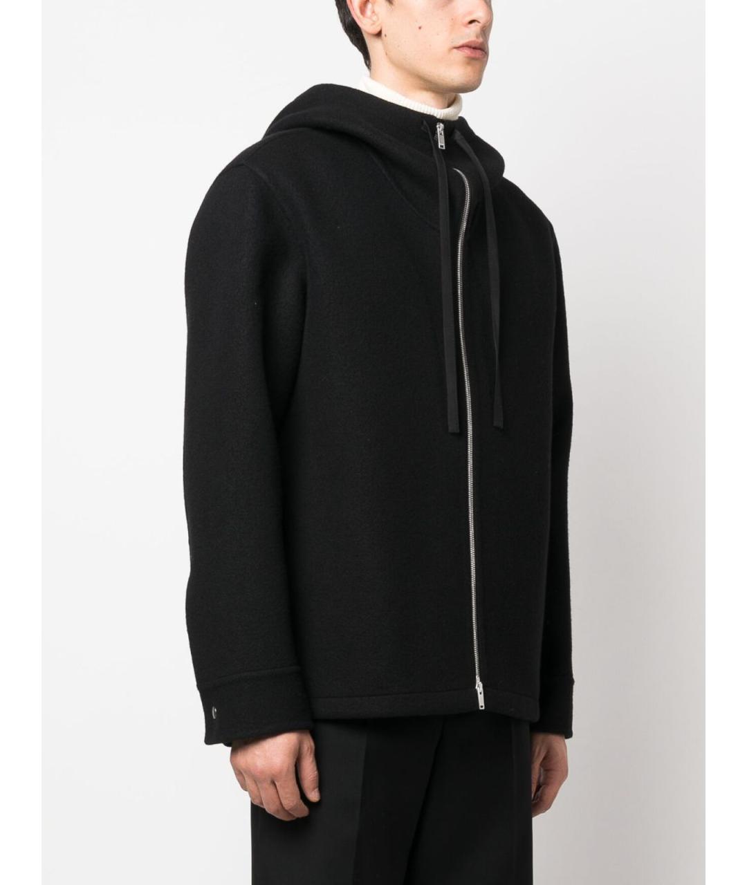 JIL SANDER Черная шерстяная куртка, фото 4