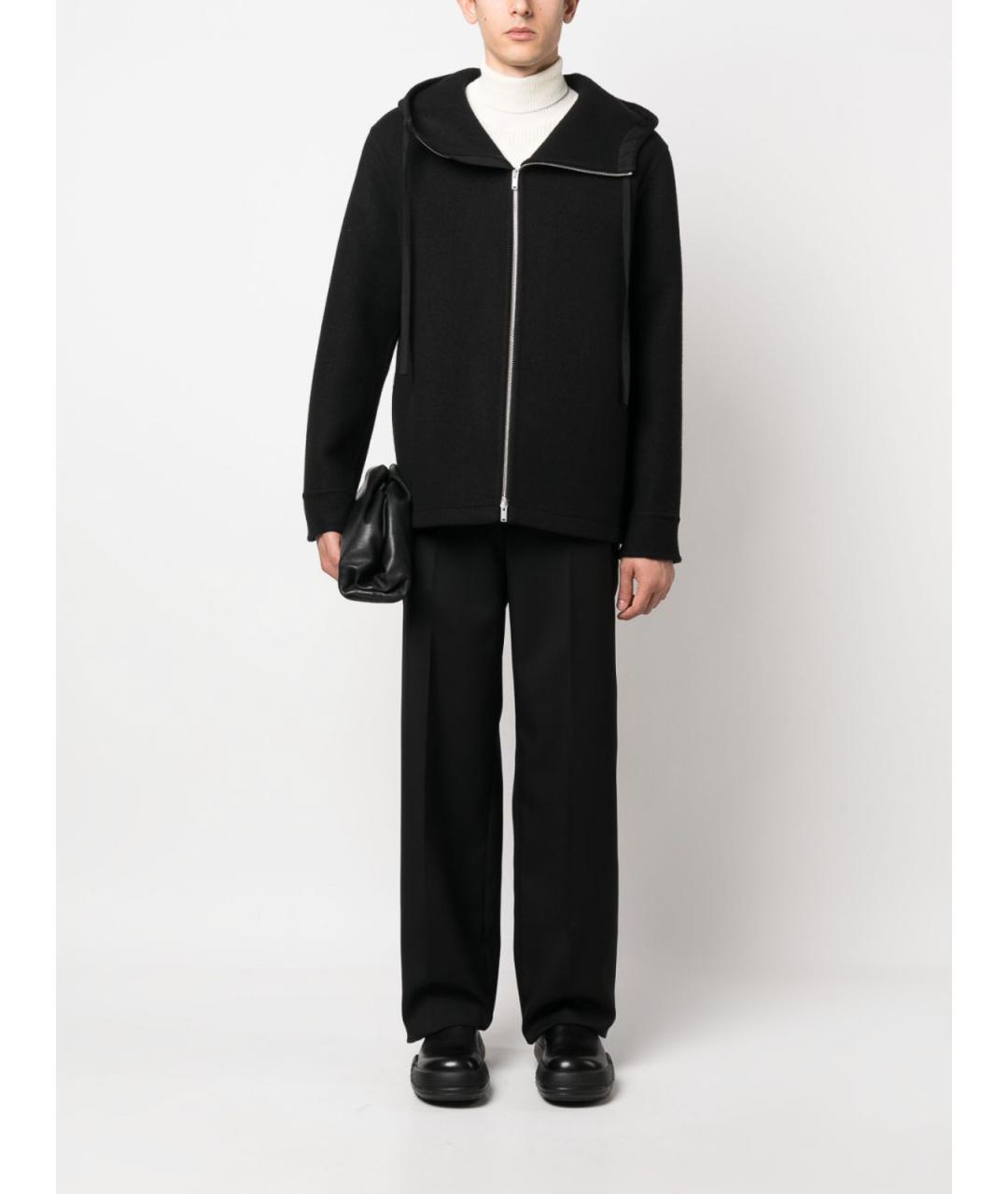 JIL SANDER Черная шерстяная куртка, фото 5