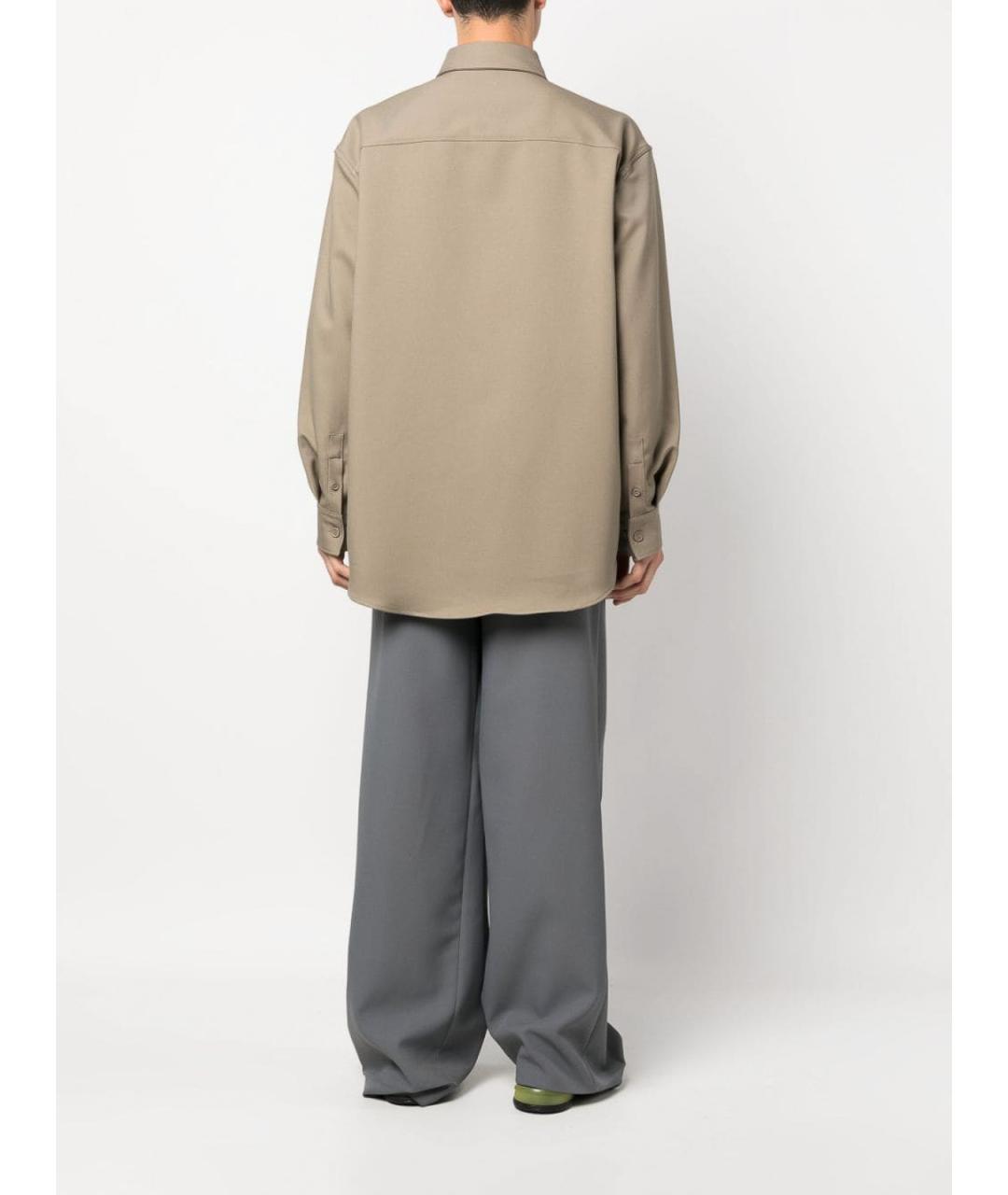 OFF-WHITE Бежевая кэжуал рубашка, фото 2