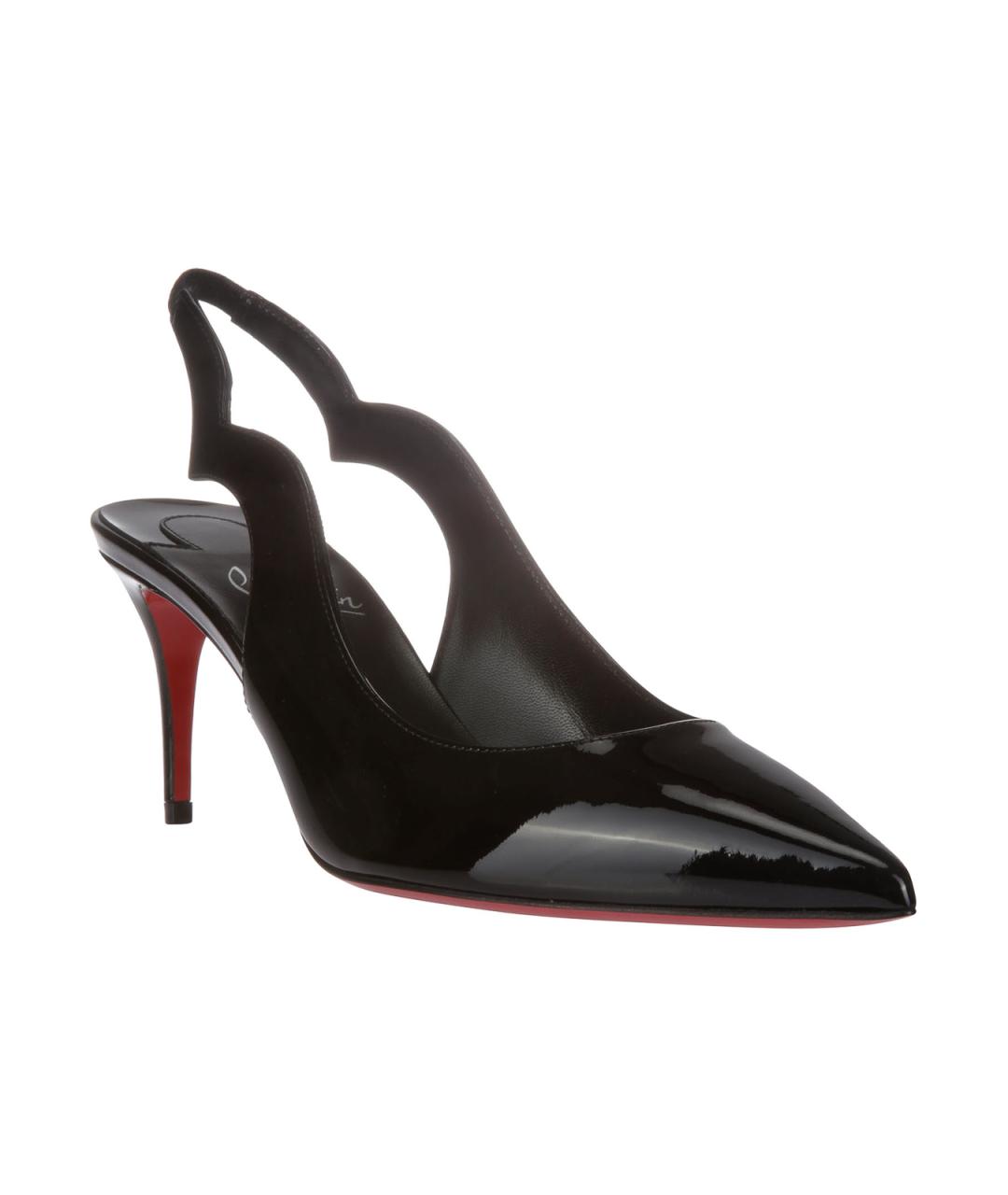CHRISTIAN LOUBOUTIN Черные туфли из лакированной кожи, фото 2