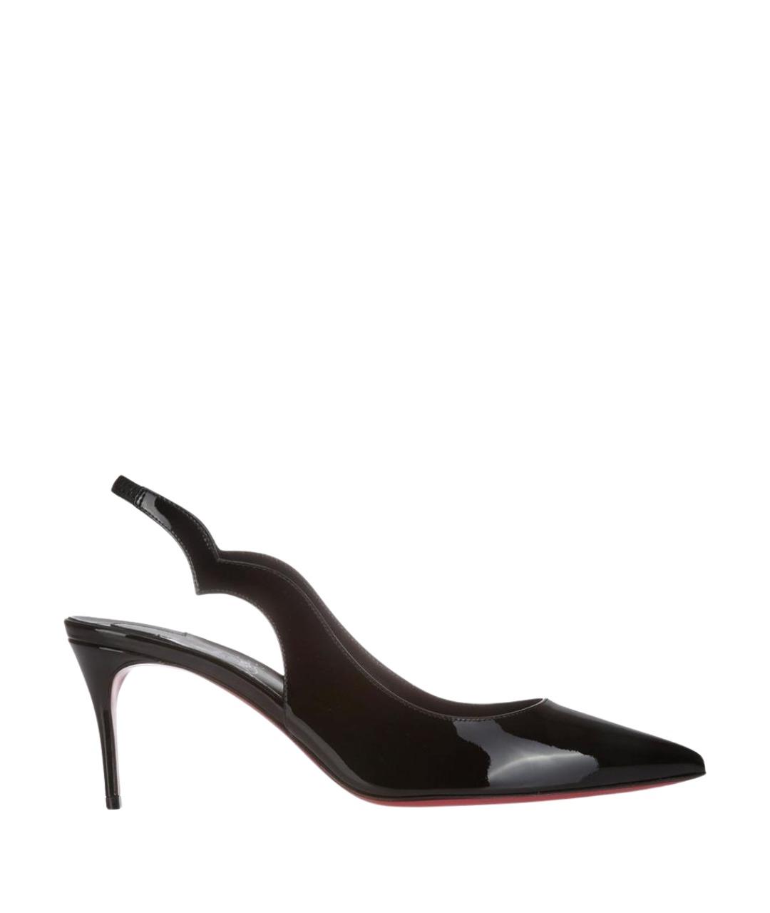 CHRISTIAN LOUBOUTIN Черные туфли из лакированной кожи, фото 1