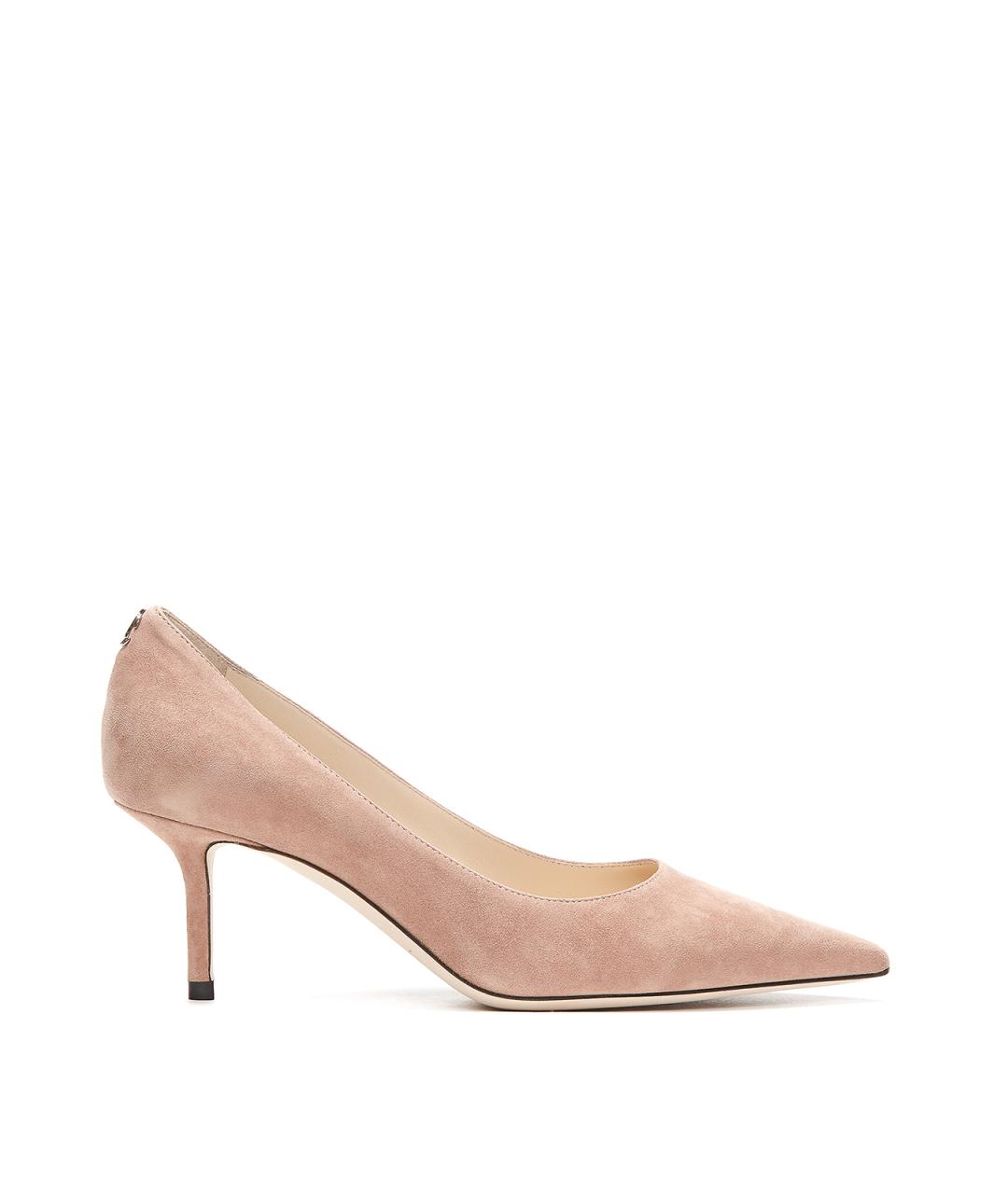 JIMMY CHOO Розовые замшевые туфли, фото 1