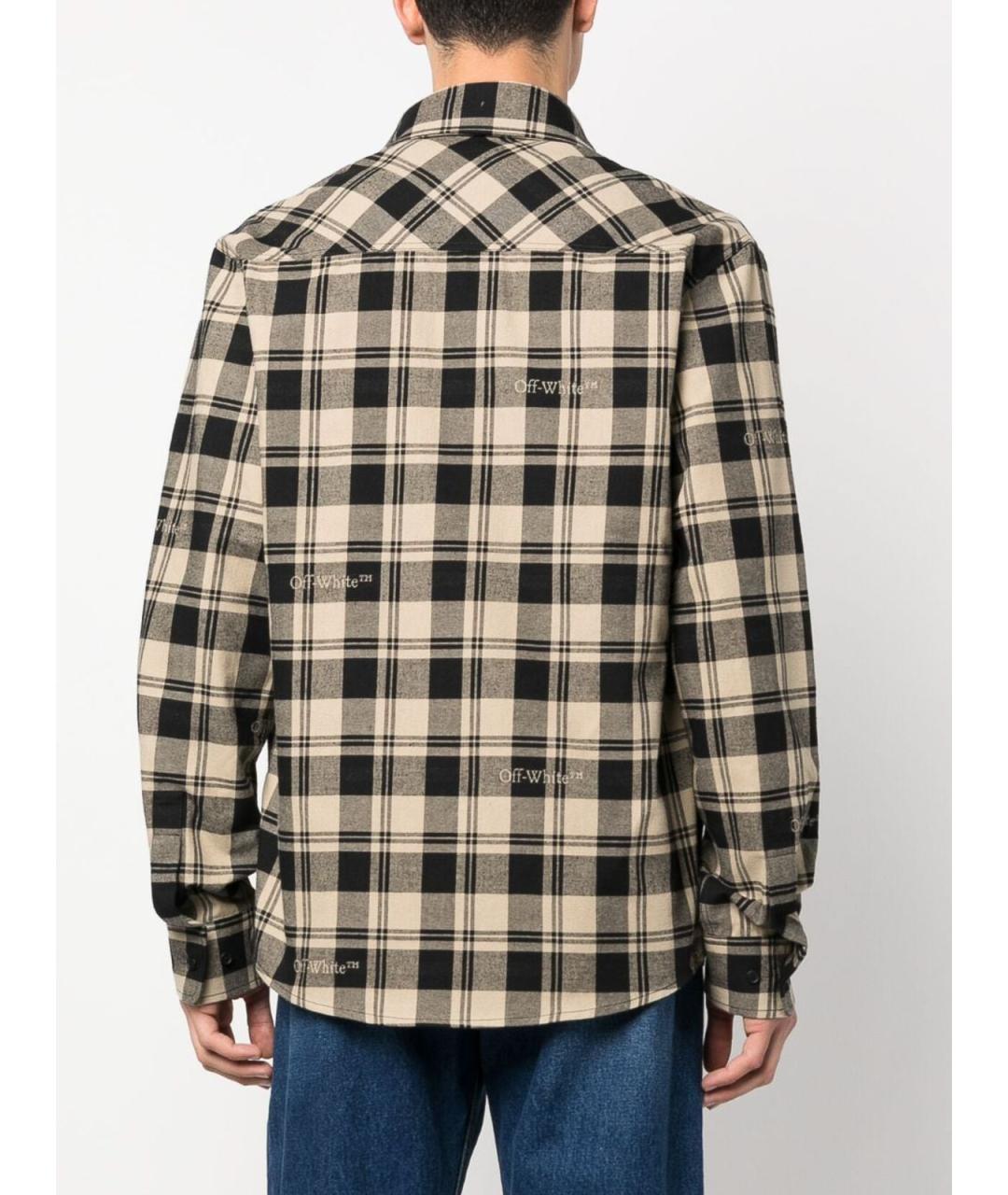 OFF-WHITE Мульти хлопковая кэжуал рубашка, фото 4