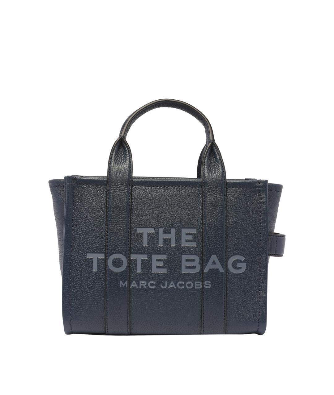 MARC JACOBS Синяя кожаная сумка тоут, фото 1