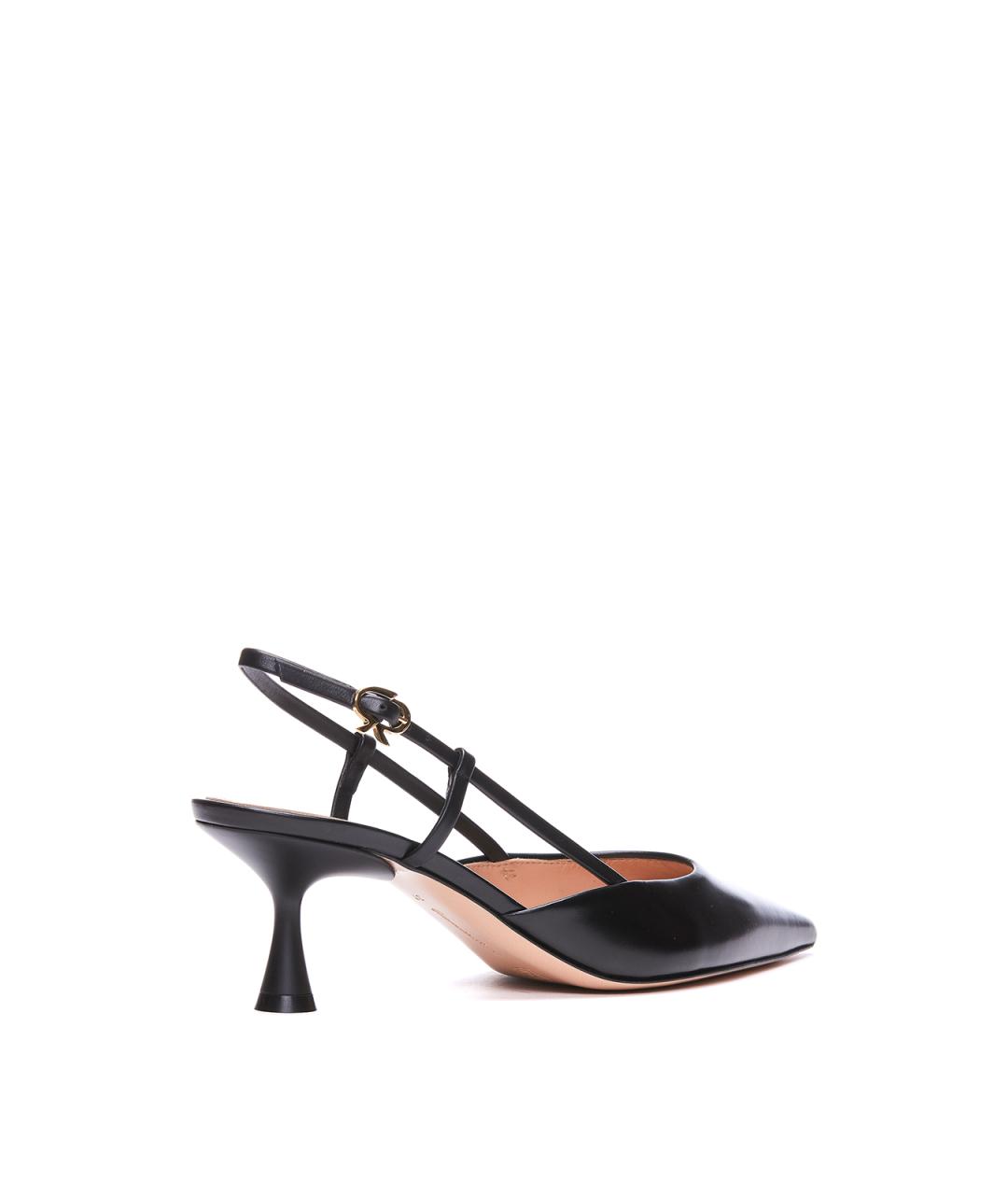 GIANVITO ROSSI Черные кожаные туфли, фото 2