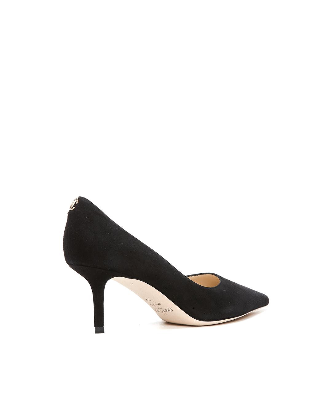 JIMMY CHOO Черные замшевые туфли, фото 2