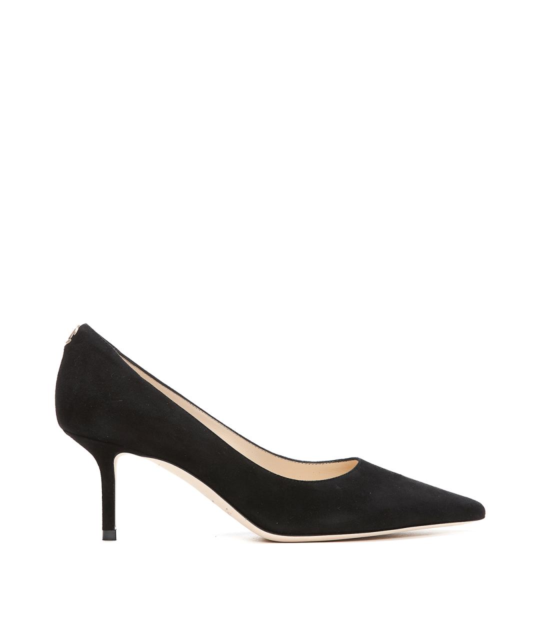 JIMMY CHOO Черные замшевые туфли, фото 1