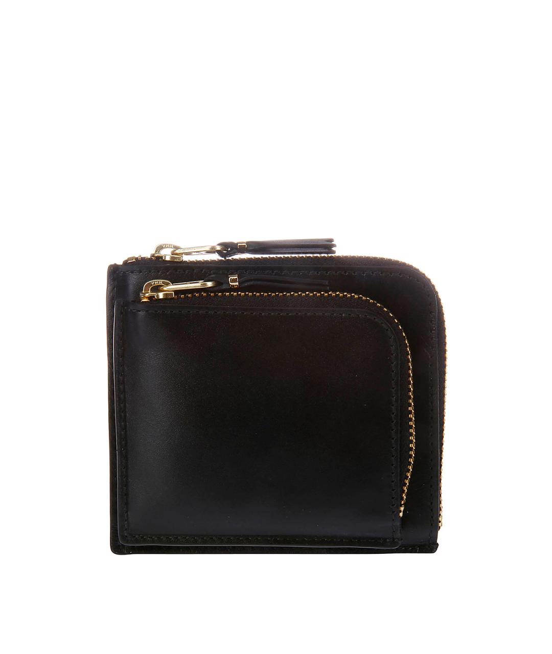 COMME DES GARÇONS WALLET Черный кожаный кошелек, фото 3