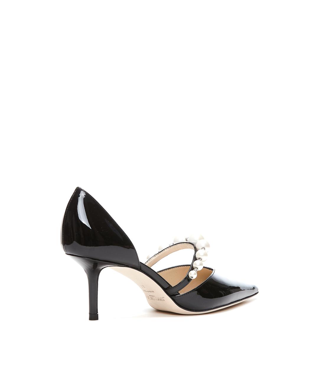 JIMMY CHOO Черные туфли из лакированной кожи, фото 2