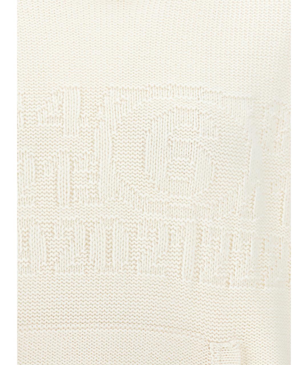 MM6 MAISON MARGIELA Белый шерстяной кардиган, фото 4