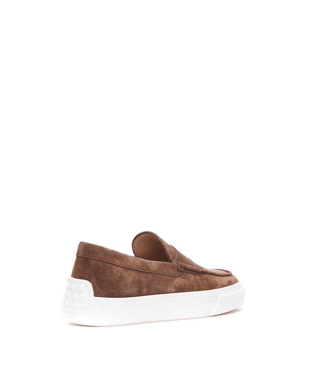 TOD'S Коричневые замшевые туфли, фото 2