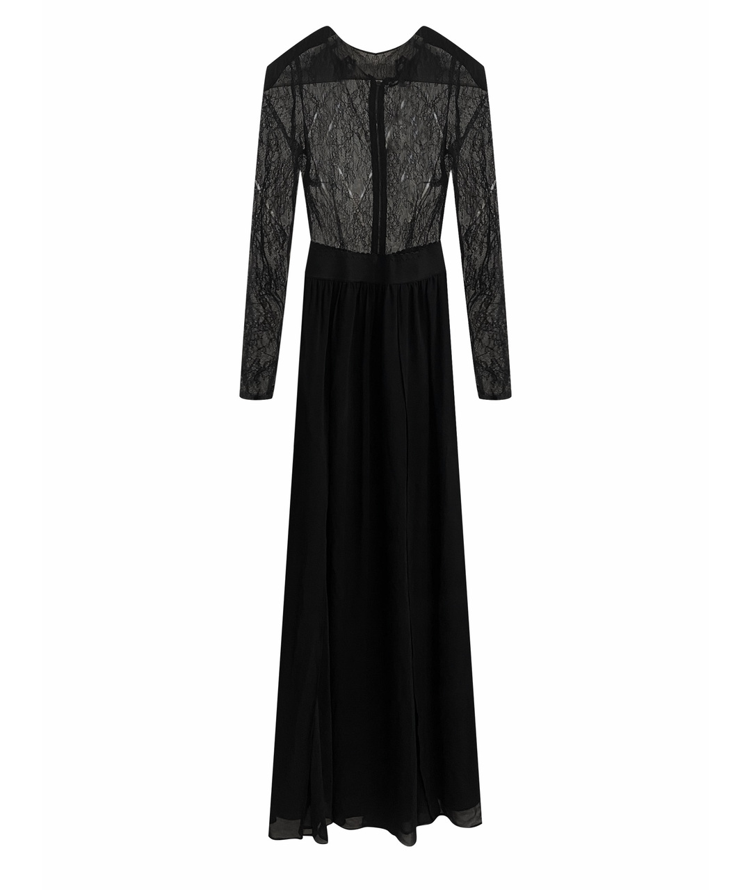ELISABETTA FRANCHI Черное полиамидовое вечернее платье, фото 1