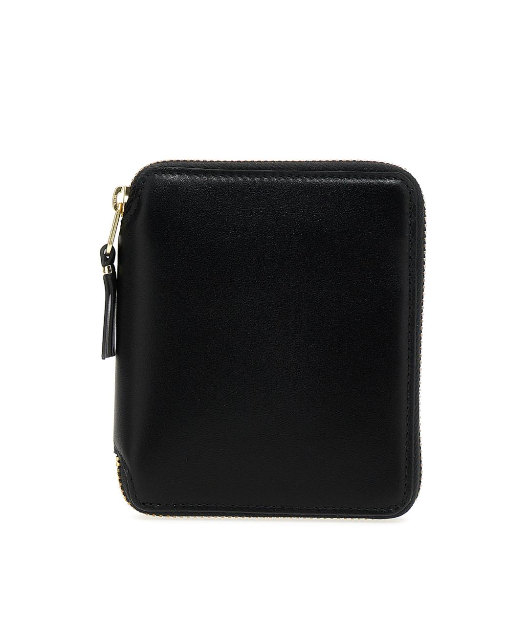 COMME DES GARÇONS WALLET Черный кожаный кошелек, фото 1