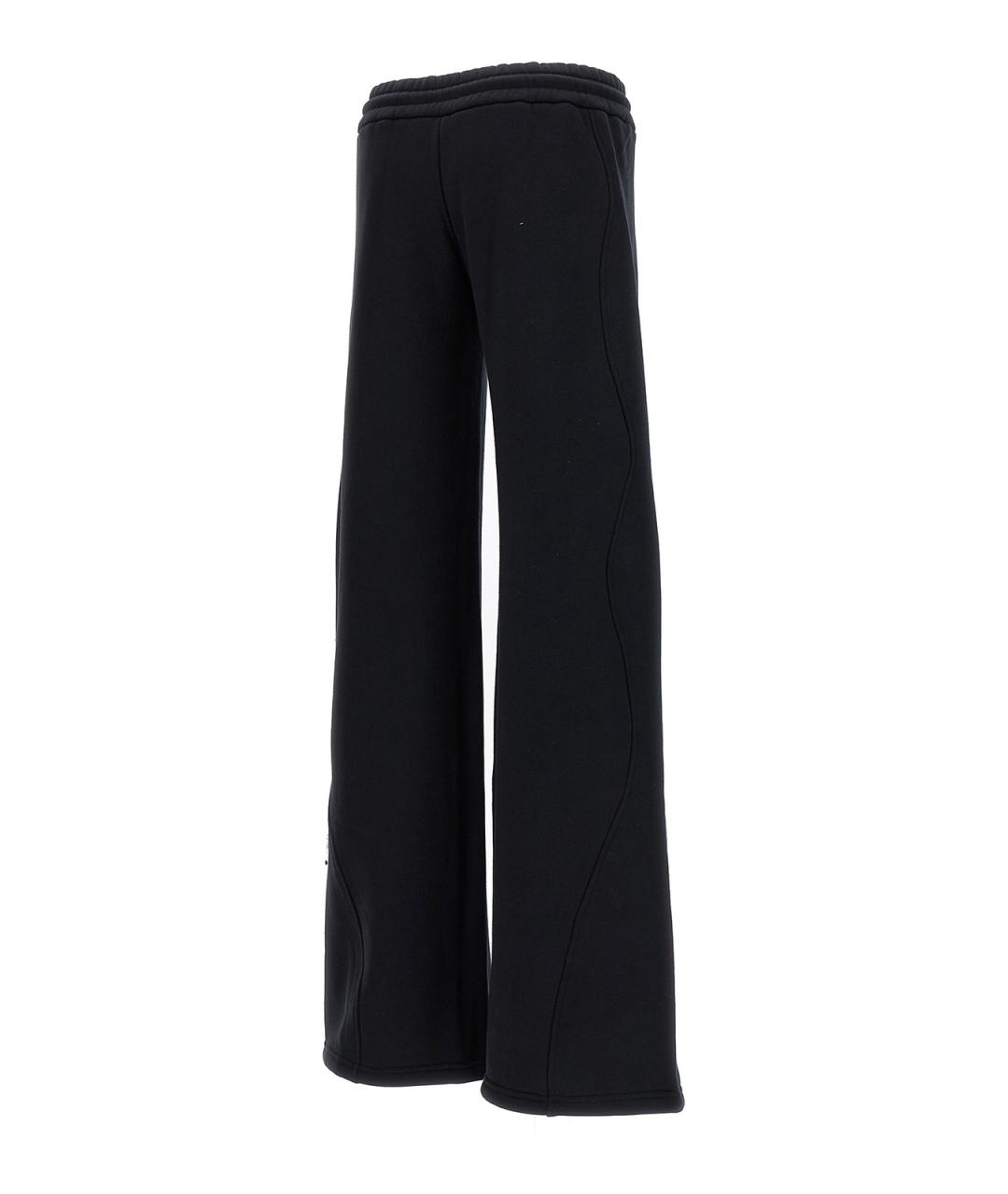 OFF-WHITE Черные хлопковые спортивные брюки и шорты, фото 4