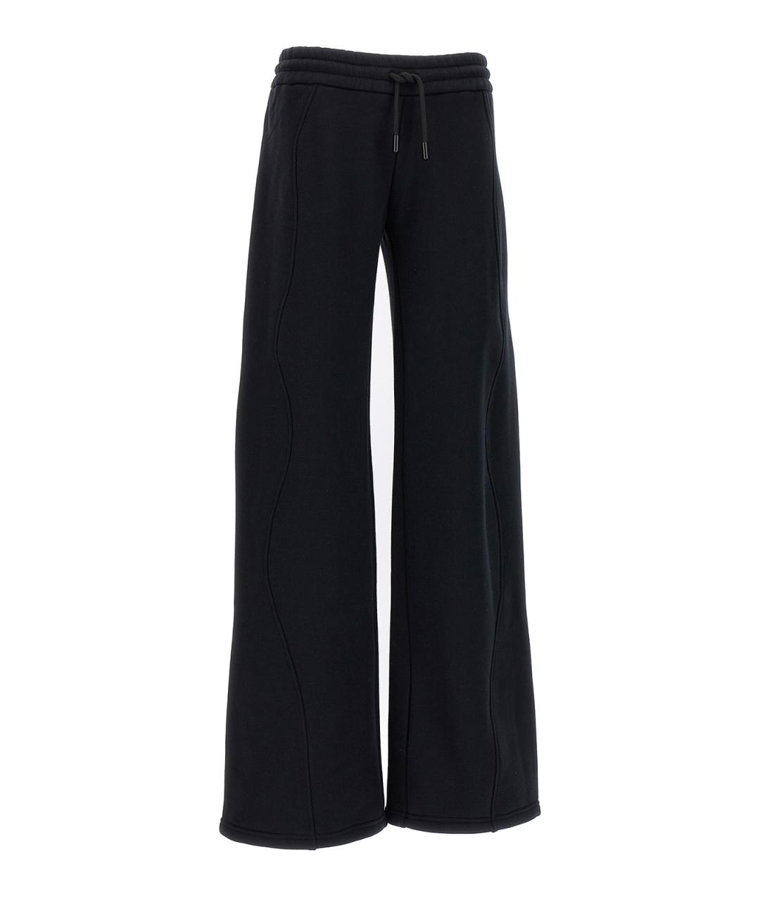 OFF-WHITE Черные хлопковые спортивные брюки и шорты, фото 1