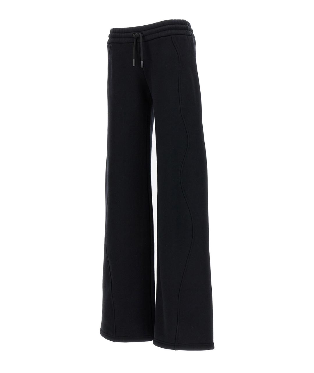 OFF-WHITE Черные хлопковые спортивные брюки и шорты, фото 3
