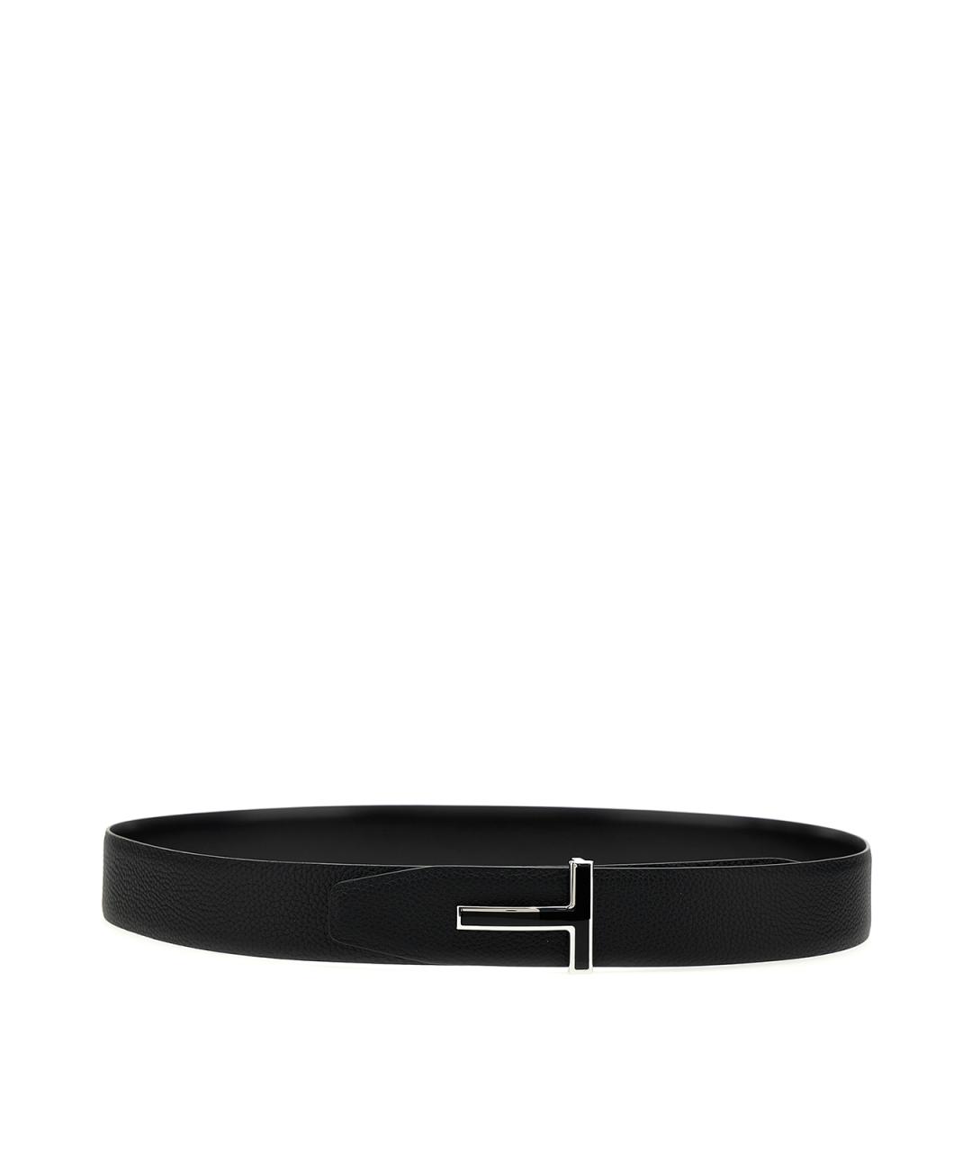 TOM FORD Черный кожаный ремень, фото 1