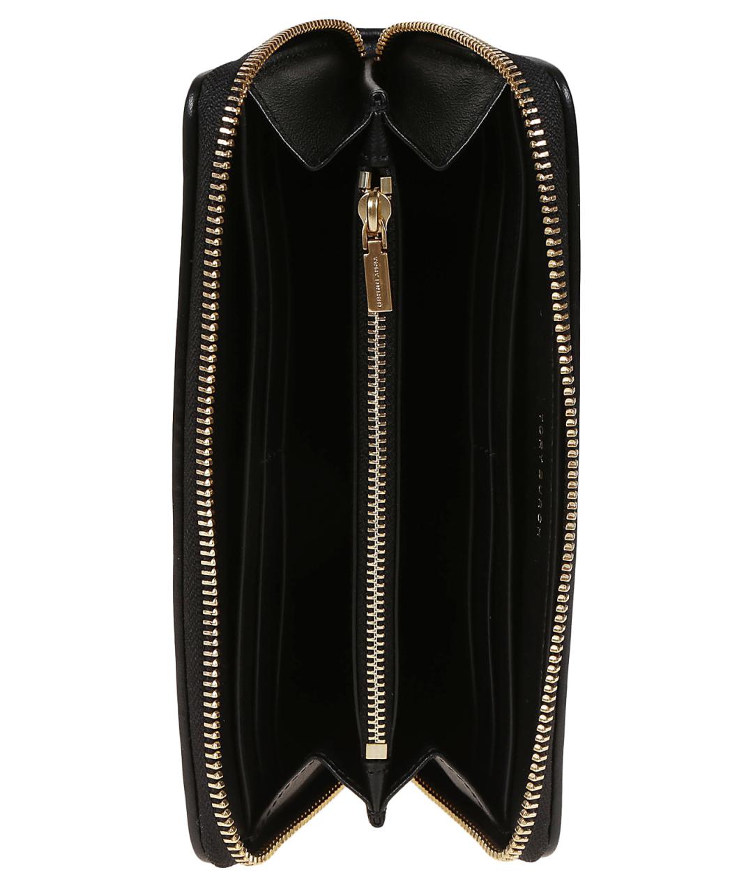 TORY BURCH Черный кожаный кошелек, фото 3