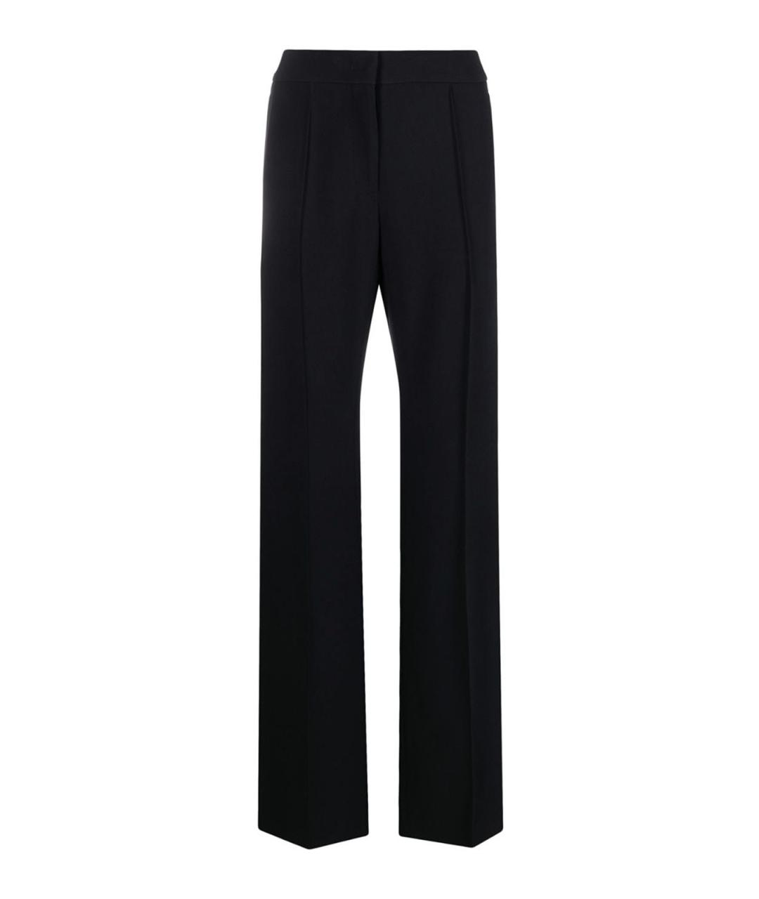JIL SANDER Черные прямые брюки, фото 1