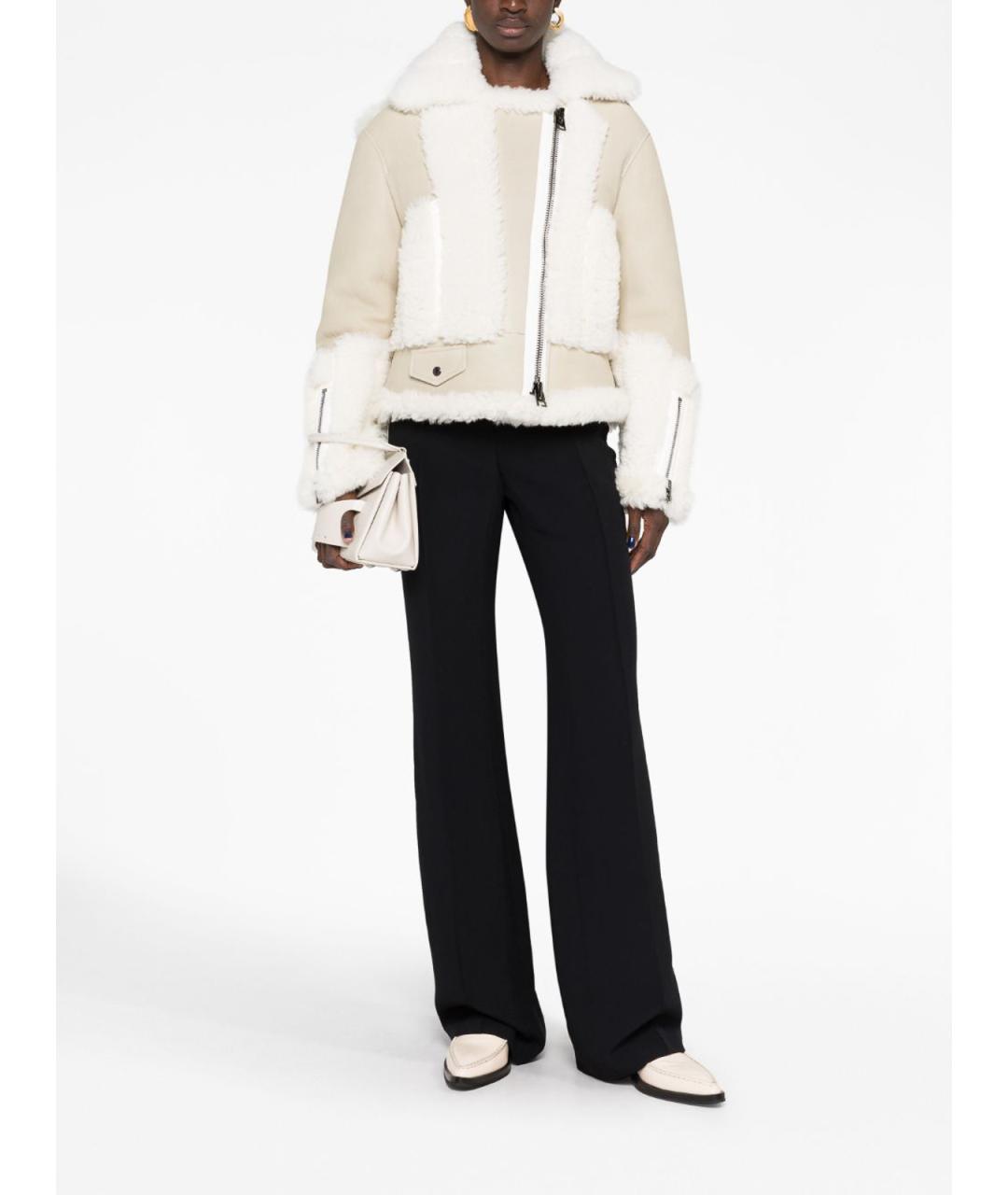 JIL SANDER Черные прямые брюки, фото 6