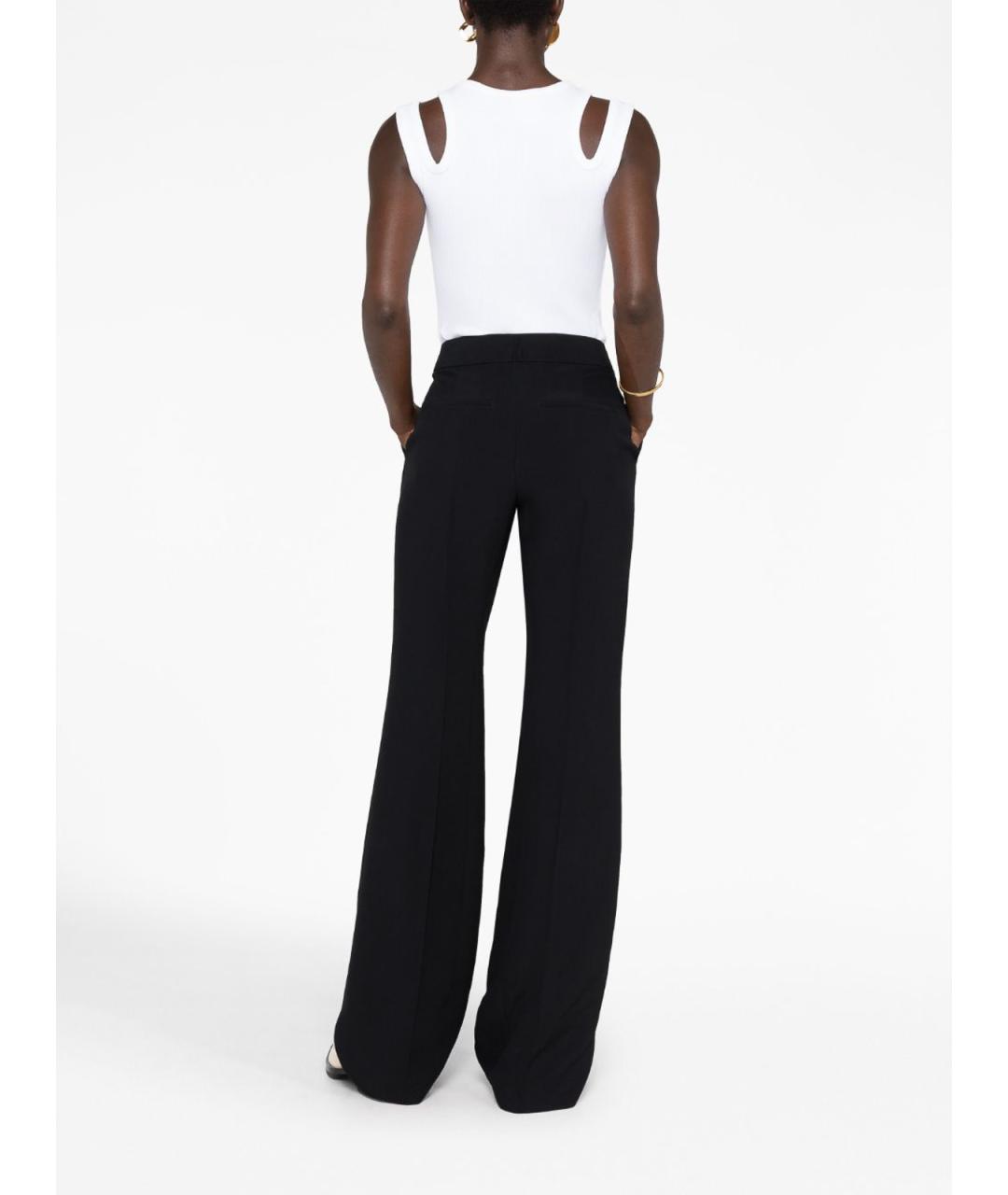 JIL SANDER Черные прямые брюки, фото 5