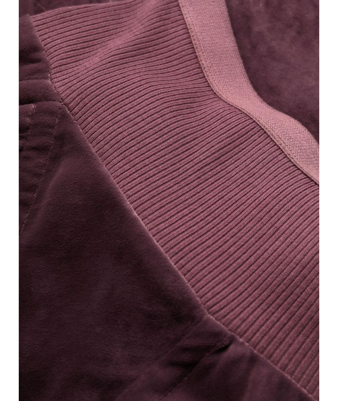 RICK OWENS Фиолетовые хлопковые брюки узкие, фото 6