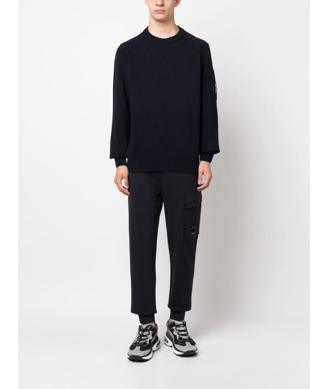 CP COMPANY Синий шерстяной джемпер / свитер, фото 4