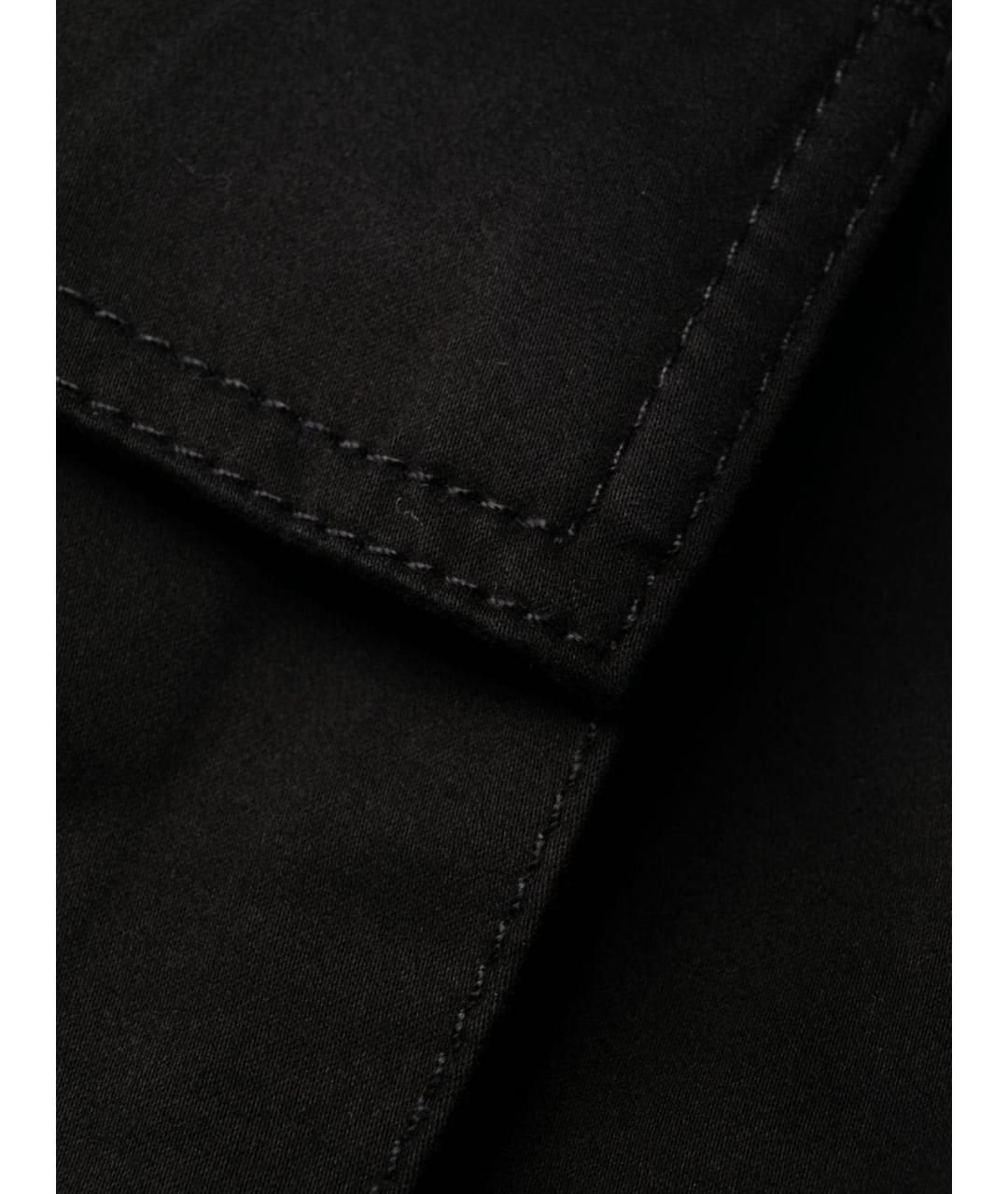 BALMAIN Черные хлопковые повседневные брюки, фото 4