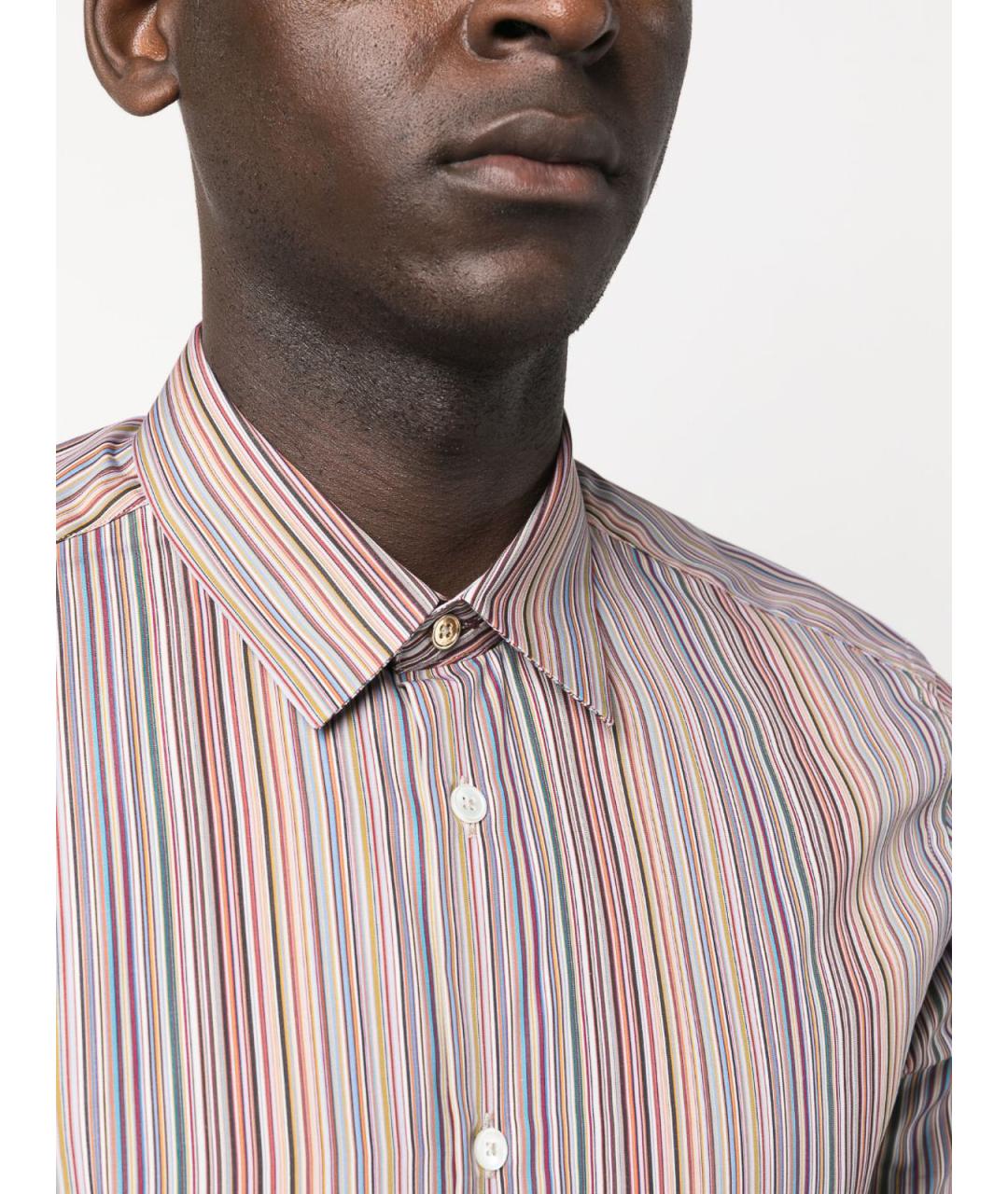 PAUL SMITH Мульти хлопковая классическая рубашка, фото 3