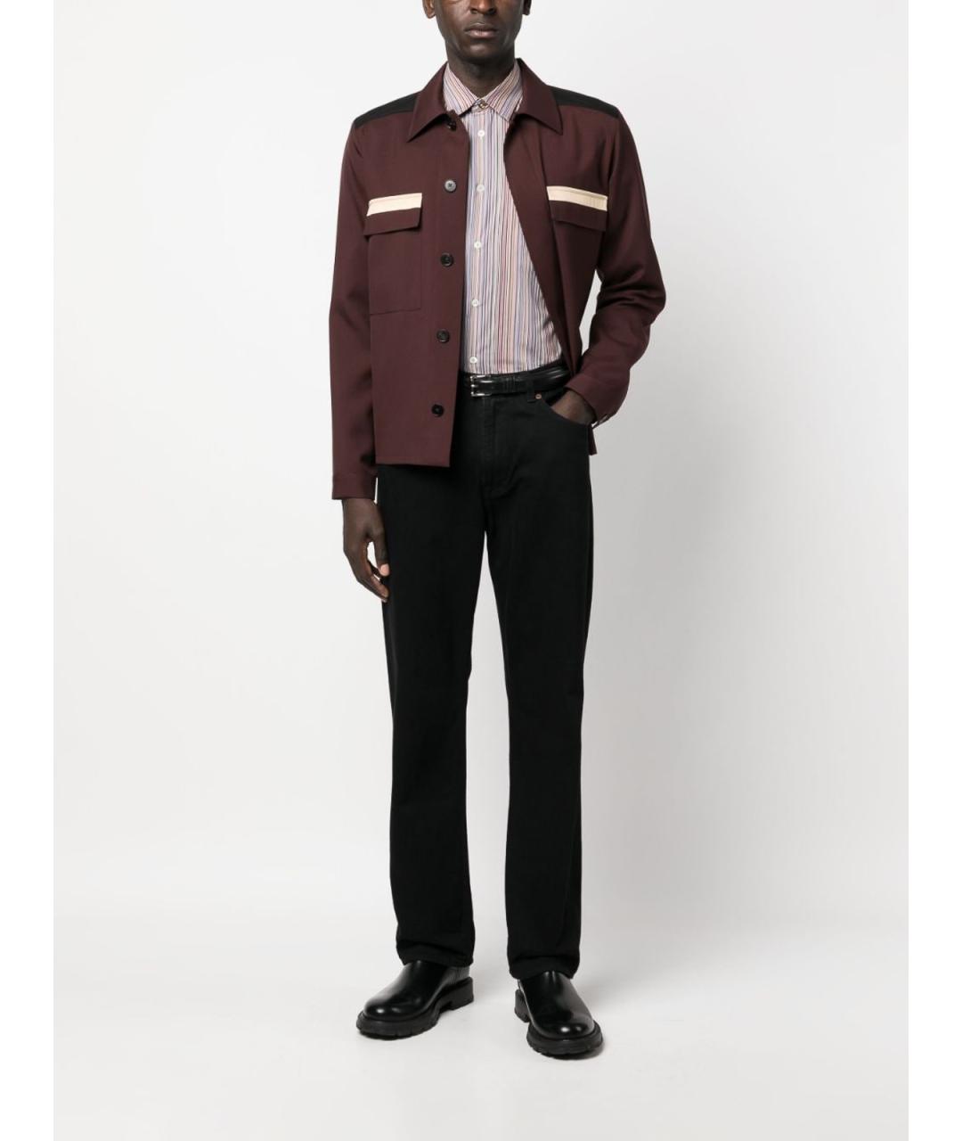 PAUL SMITH Мульти хлопковая классическая рубашка, фото 5