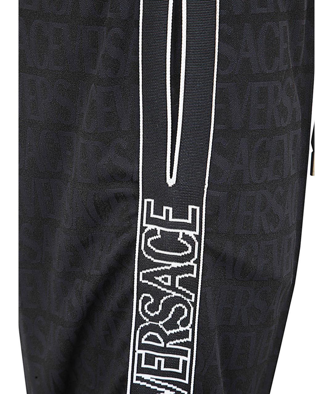 VERSACE Черный полиэстеровый спортивный костюм, фото 3