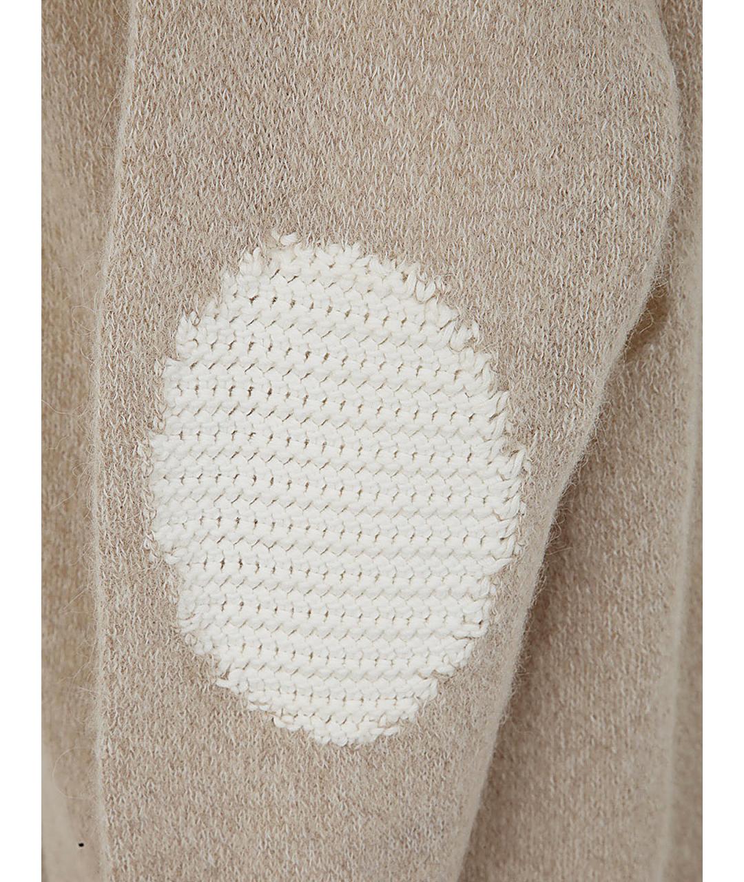 MM6 MAISON MARGIELA Бежевое хлопковое повседневное платье, фото 3
