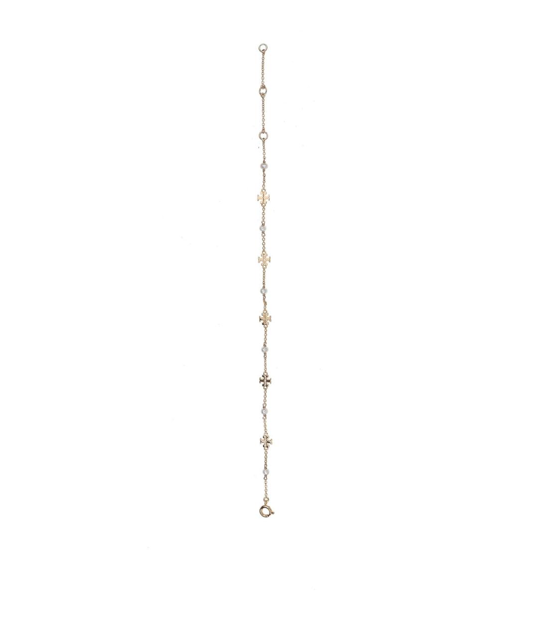 TORY BURCH Золотой латунный браслет, фото 2