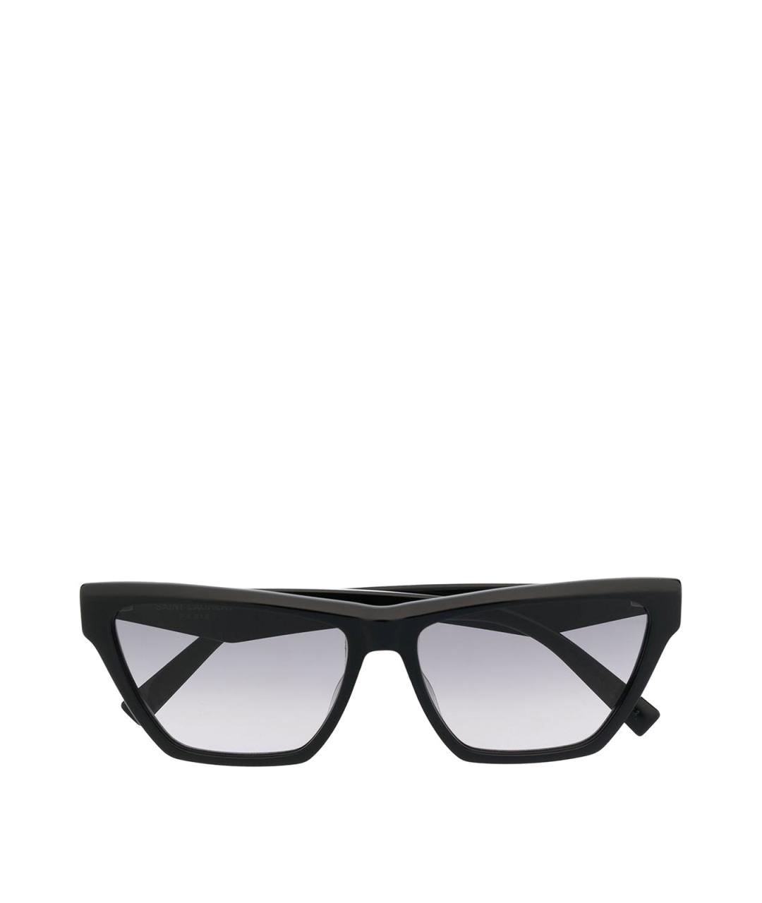 SAINT LAURENT Черные пластиковые солнцезащитные очки, фото 2