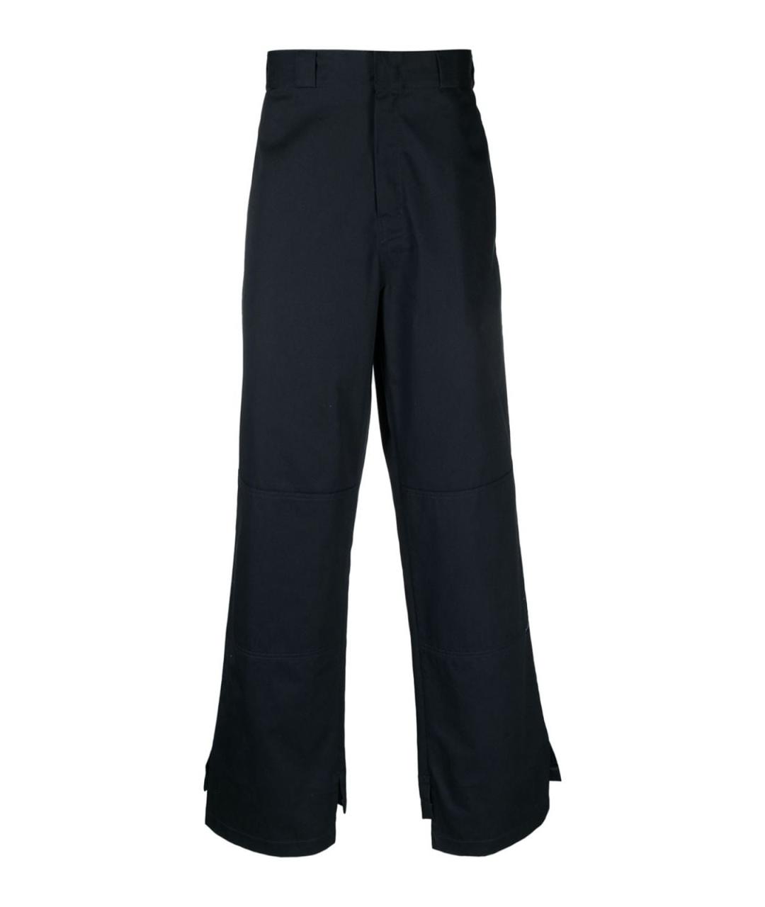 PALM ANGELS Синие хлопковые повседневные брюки, фото 1