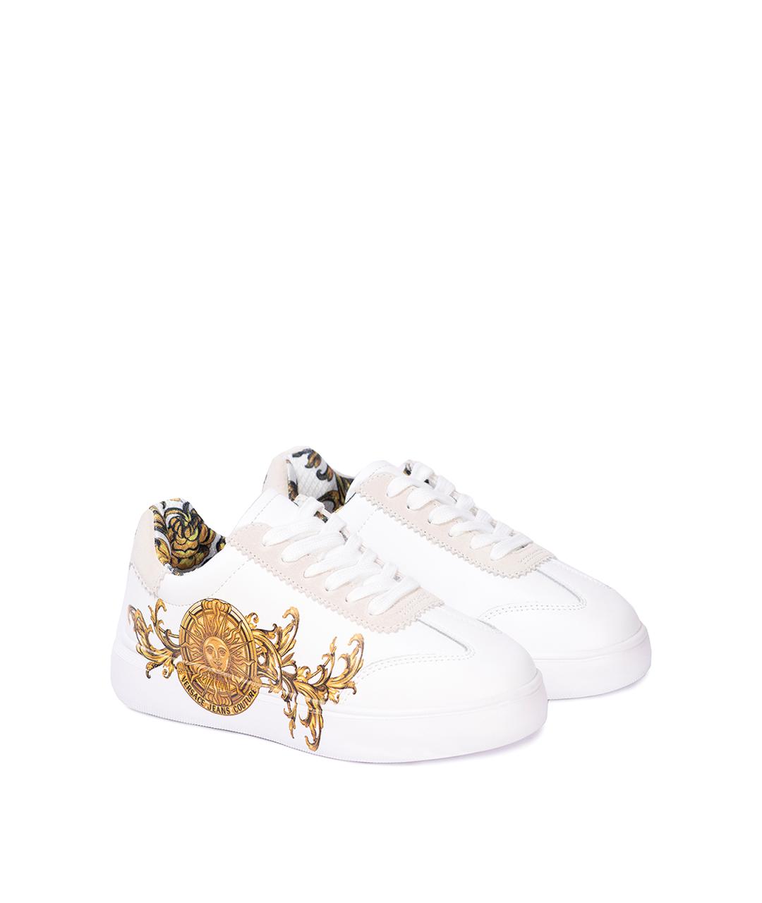 VERSACE JEANS COUTURE Мульти кожаные кроссовки, фото 2