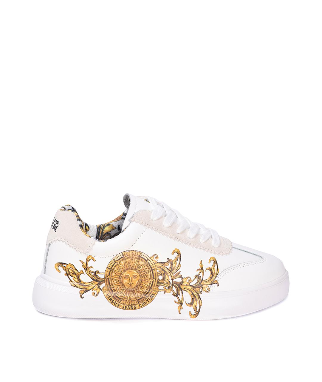 VERSACE JEANS COUTURE Мульти кожаные кроссовки, фото 1