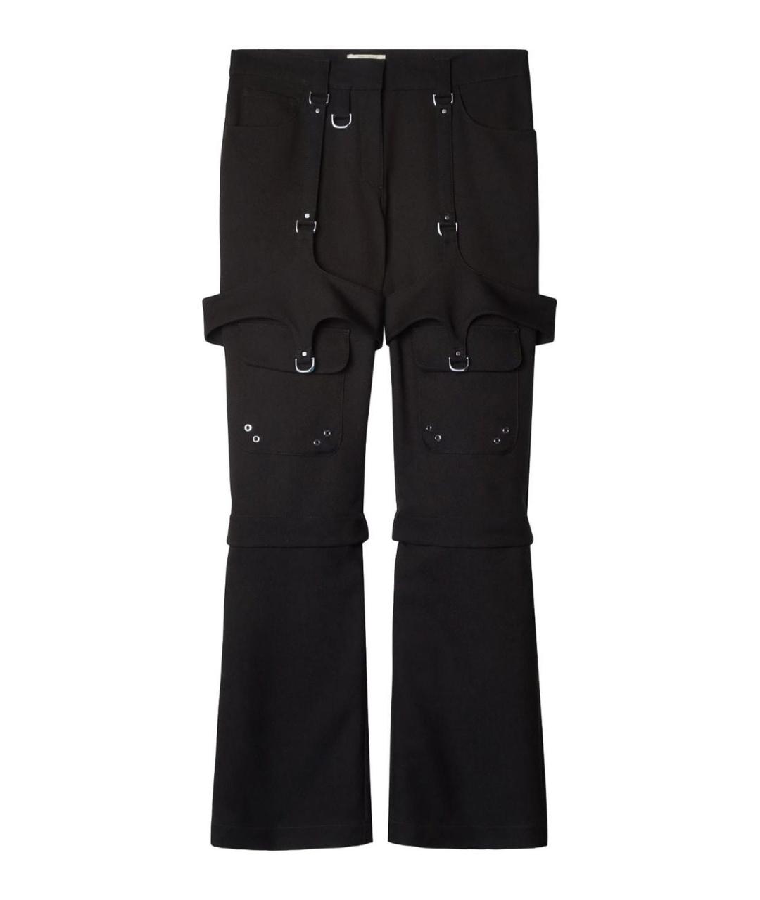 OFF-WHITE Черные шерстяные шорты, фото 1