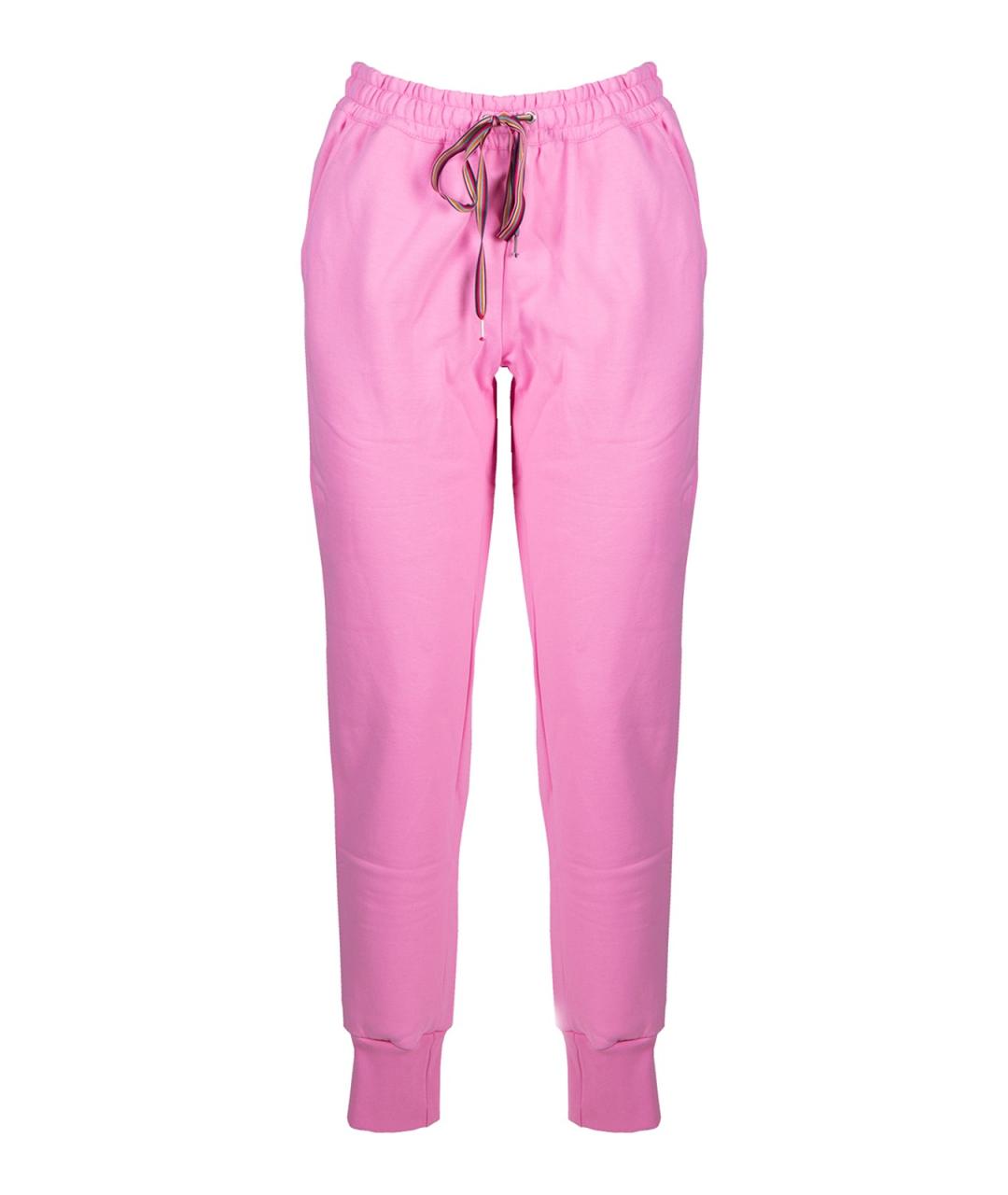 PS BY PAUL SMITH Розовые хлопковые спортивные брюки и шорты, фото 1