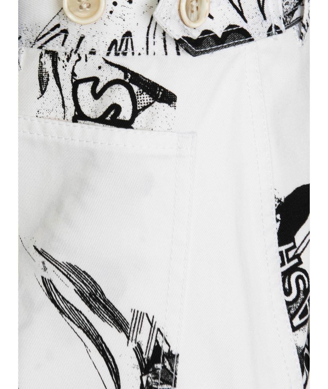 COMME DES GARÇONS Мульти хлопковые повседневные брюки, фото 4