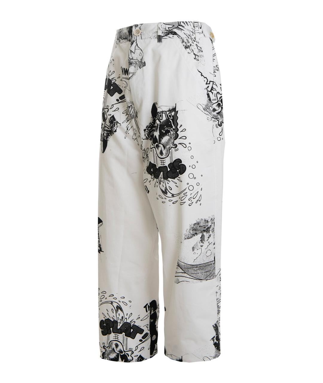 COMME DES GARÇONS Мульти хлопковые повседневные брюки, фото 2
