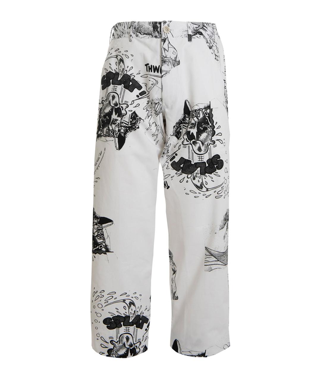 COMME DES GARÇONS Мульти хлопковые повседневные брюки, фото 1