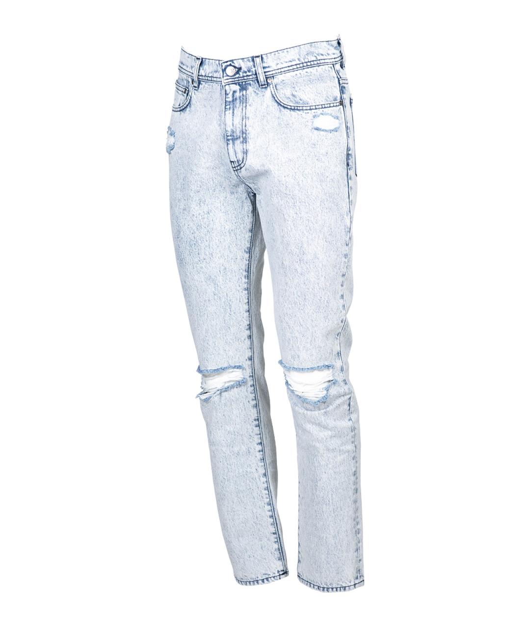 MSGM Голубые хлопковые джинсы скинни, фото 2