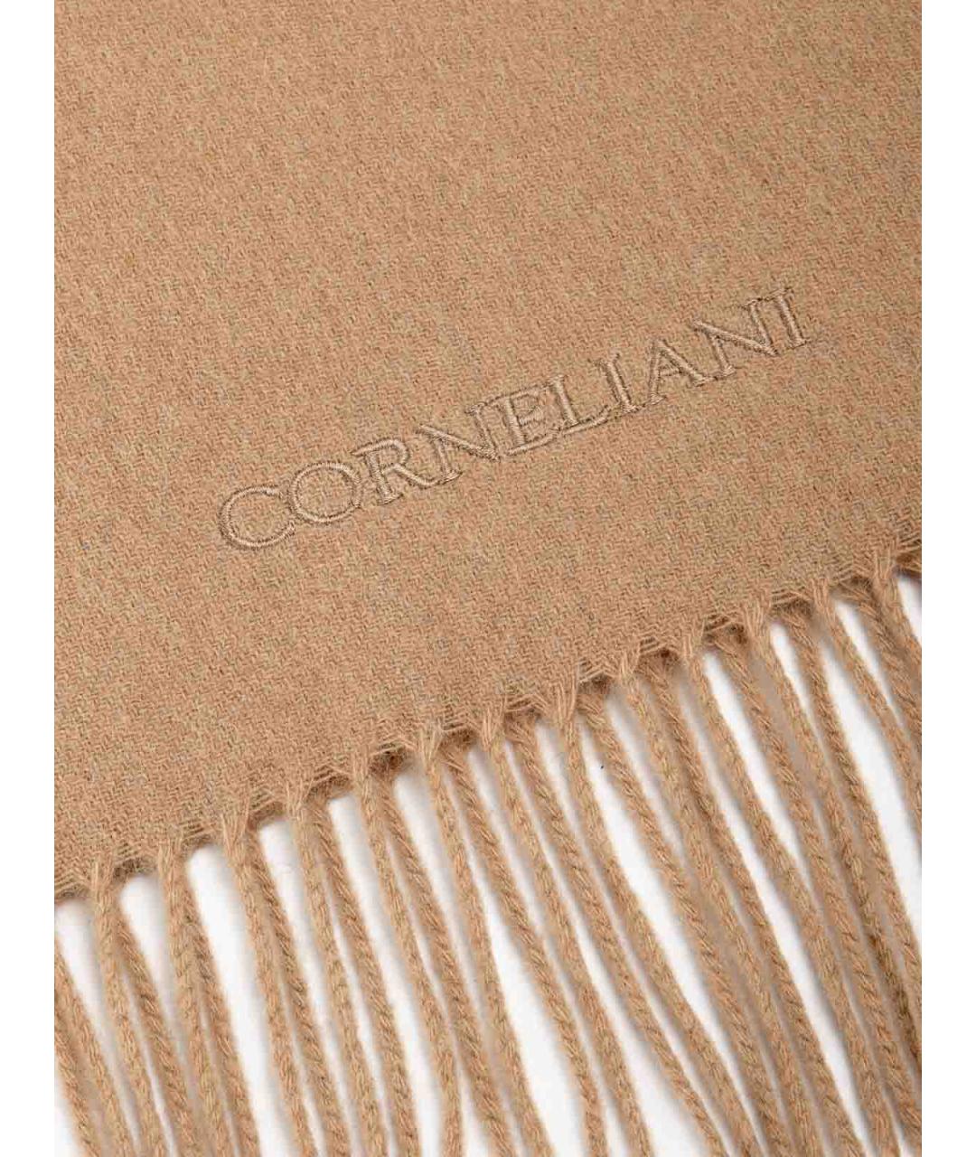 CORNELIANI Бежевый кашемировый шарф, фото 3