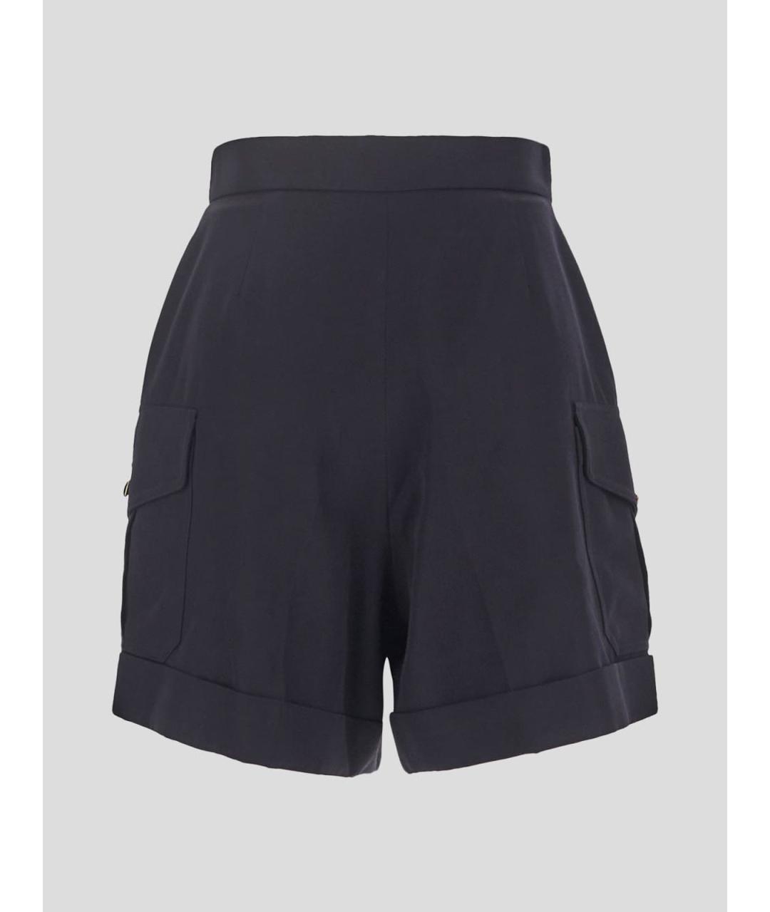 ALEXANDER MCQUEEN Синие шерстяные прямые брюки, фото 2