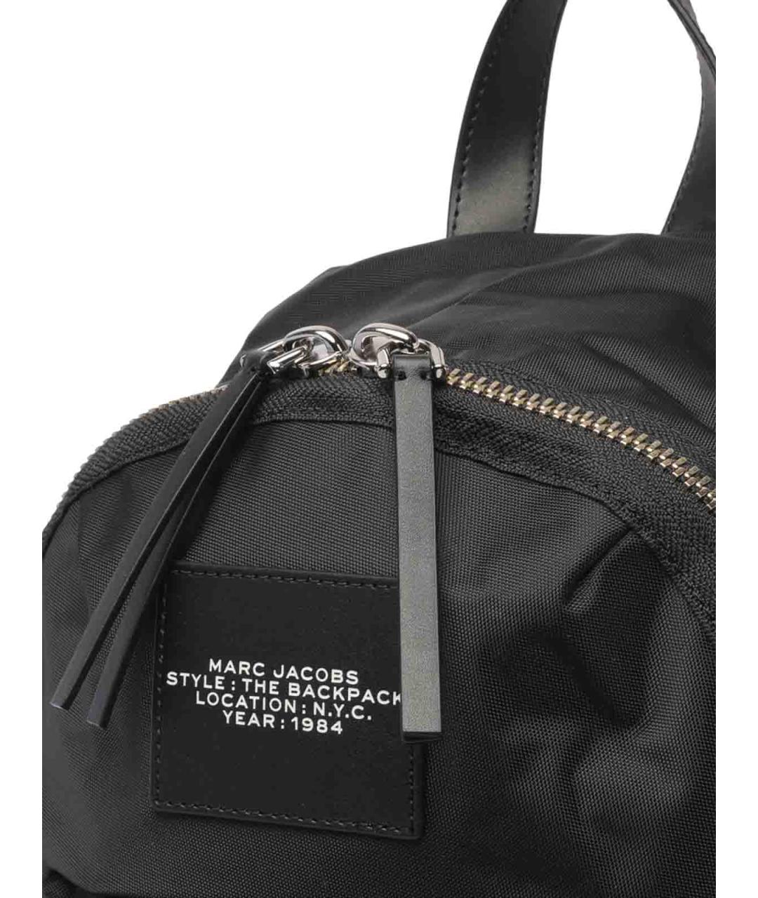 MARC JACOBS Черный синтетический рюкзак, фото 4