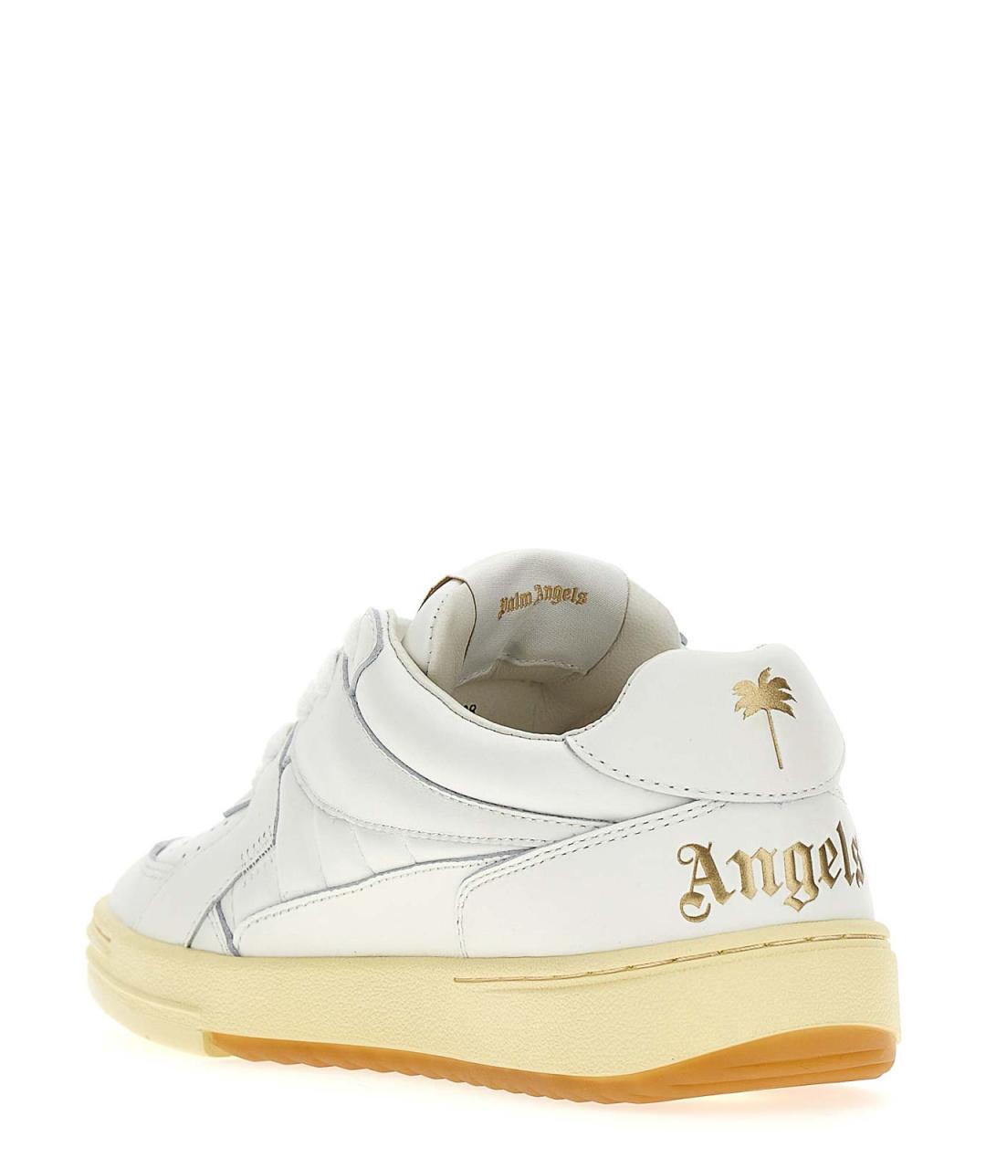 PALM ANGELS Белые кожаные кеды, фото 3