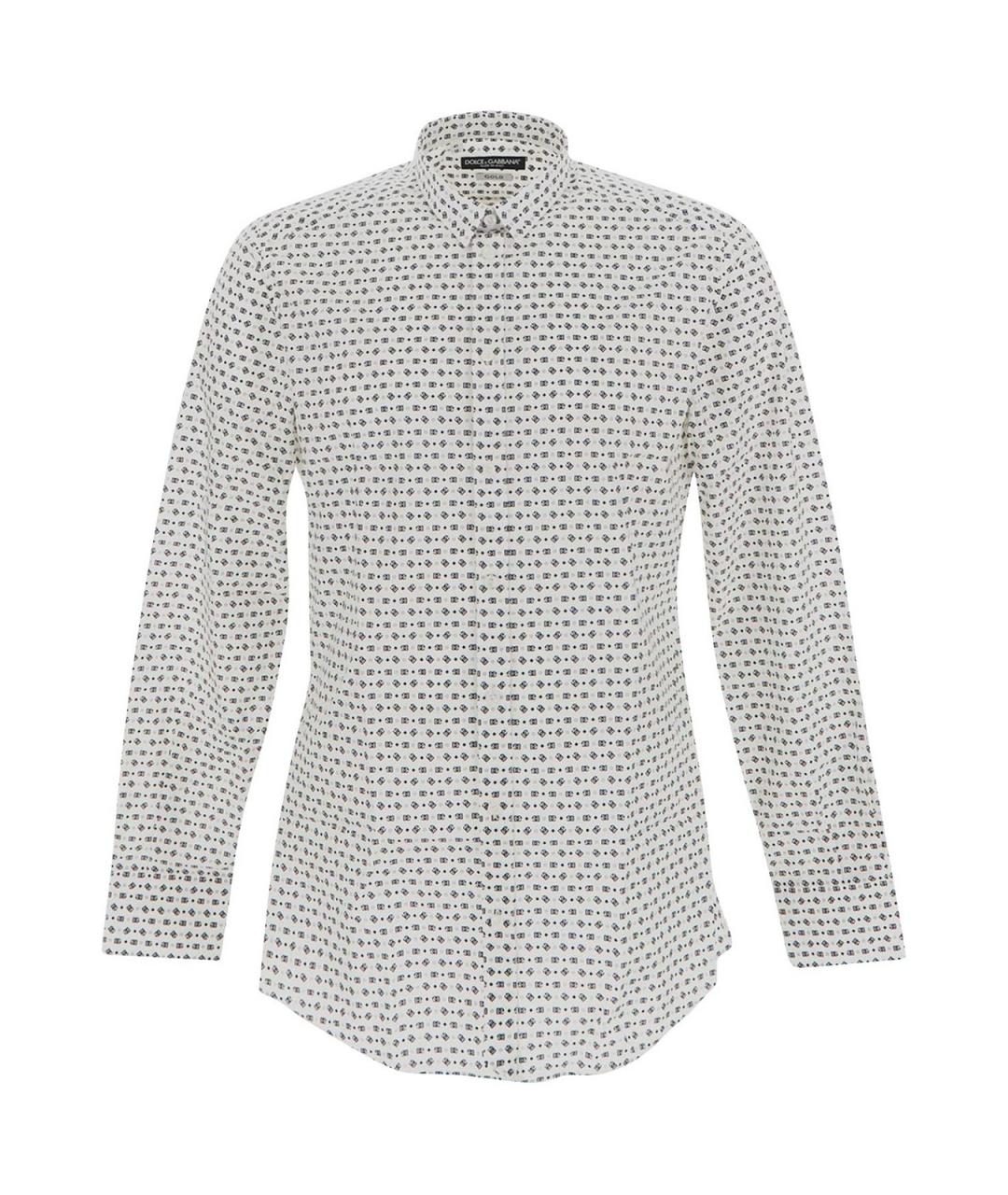 DOLCE&GABBANA Мульти хлопковая классическая рубашка, фото 1