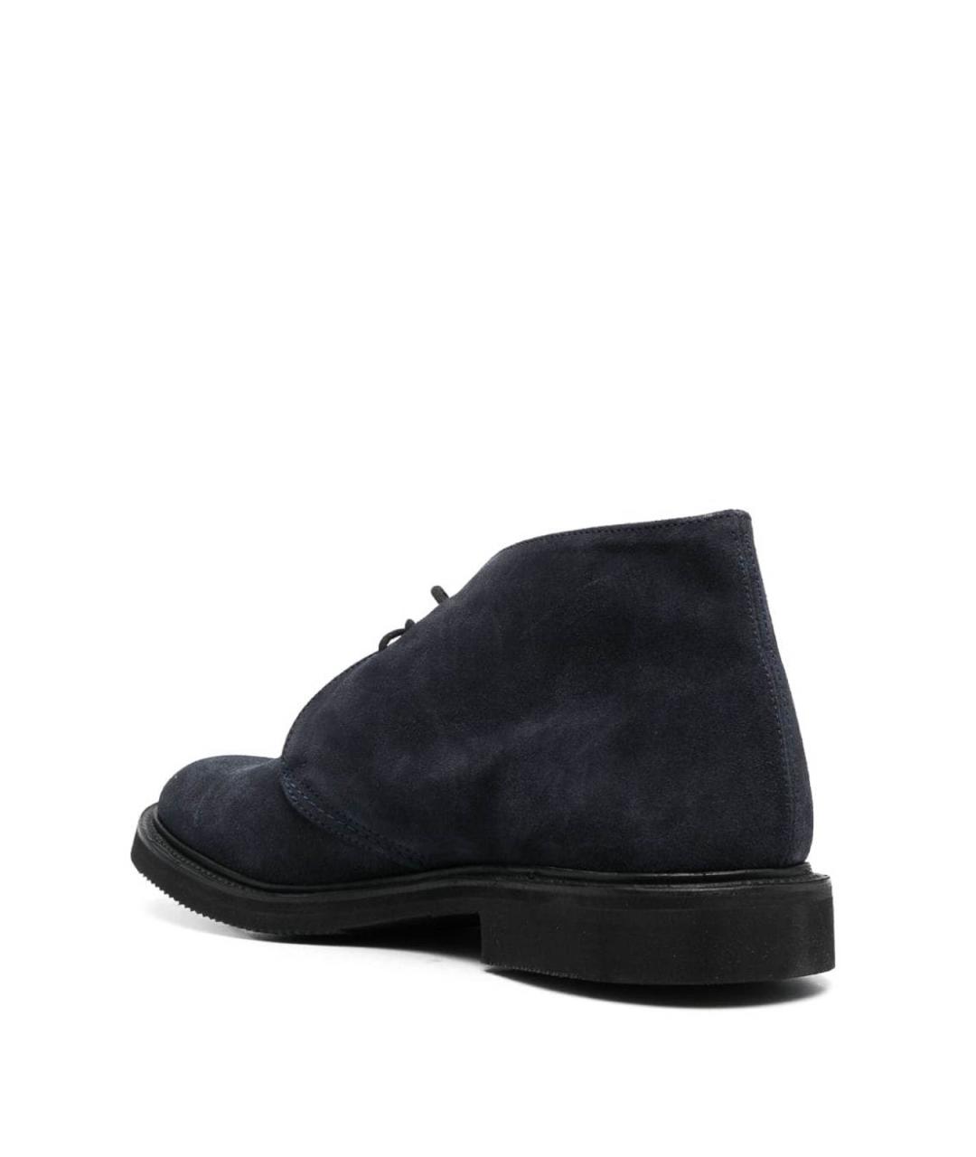 TRICKER'S Синие кожаные туфли, фото 3